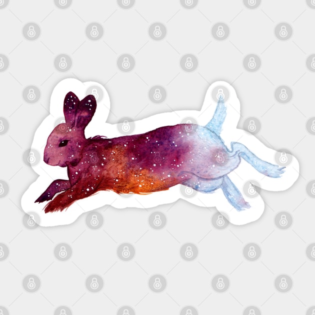 Harbinger bunny Sticker by Pearl and Plam